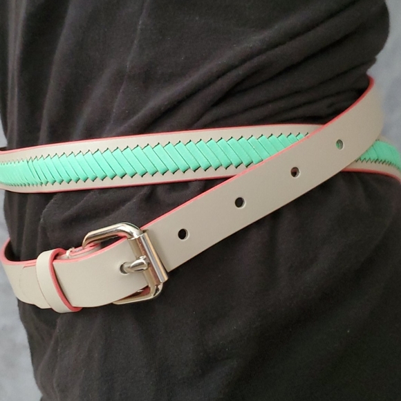 BCBGMaxAzria Double Wrap Belt Multi-colored SM - Picture 3 of 7